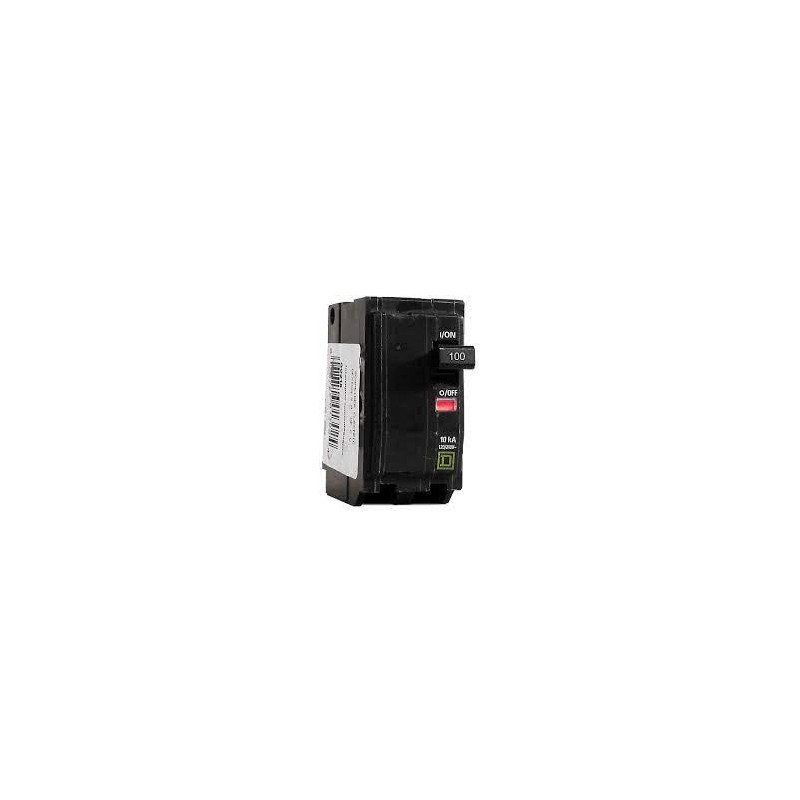 INTERRUPTOR TERMOMAGNETICO 2 POLOS 100A SQUARE D