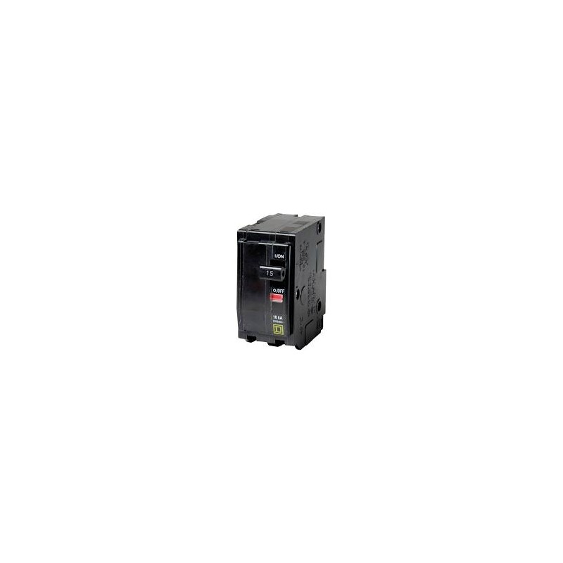 INTERRUPTOR TERMOMAGNETICO 2 POLOS 15A SQUARE D