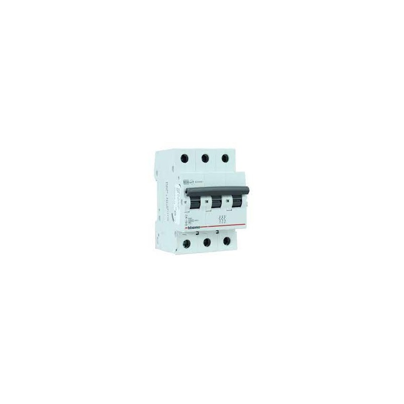 INTERRUPTOR TERMOMAGNETICO 3 POLOS 10A FN83CEW10 BTICINO