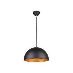 LUMINARIA COLGANTE NEGRO – DORADO 51778 PHILCO