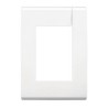 PLACA 3 MODULOS CON CHASIS E5N3PTL BLANCO MODUS PRO BTICINO